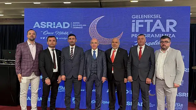 ASRİAD Konya Şubesi, Genel Merkez iftar programına katıldı
