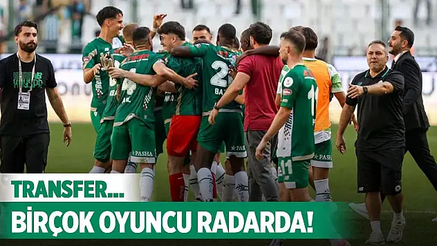 Konyaspor'da birçok futbolcu radara girdi!
