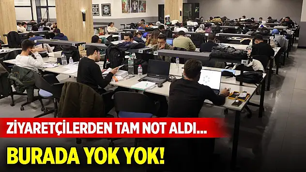 Konya'daki kütüphane ziyaretçilerden tam not aldı... Burada yok yok!