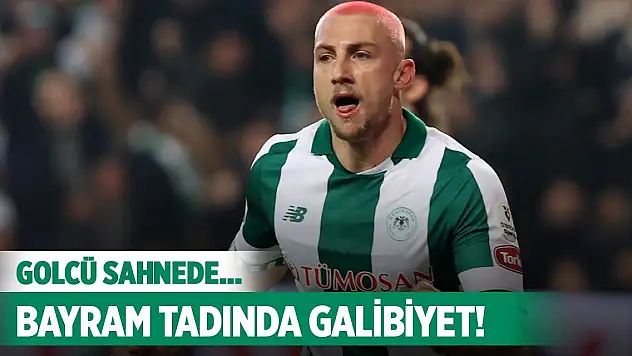 Konyaspor golcüsüyle güldü!