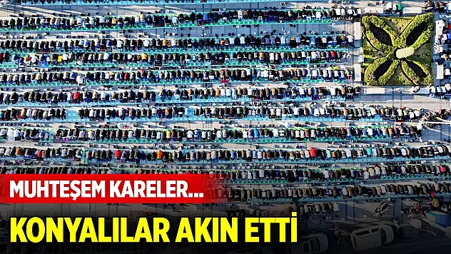 Muhteşem manzara... Bu kareleri Konya'dan başka yerde bulamazsınız
