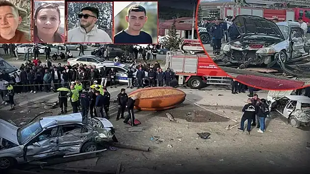 Kamyona çarpan otomobildeki karı-kocayı ölüm ayırdı