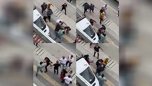 Trafikte tartışma yumruklu kavgaya dönüştü