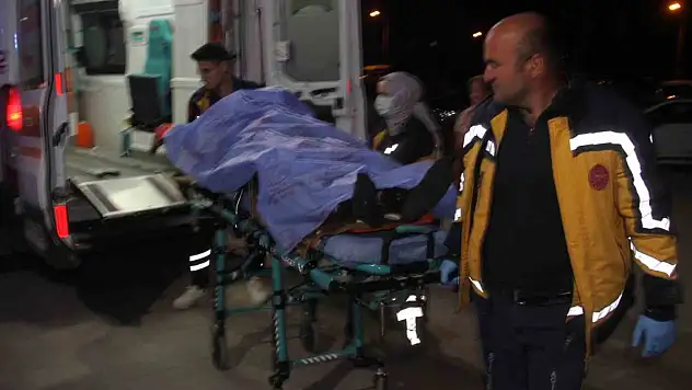 Konya'da ineğin teptiği şahıs hastanelik oldu