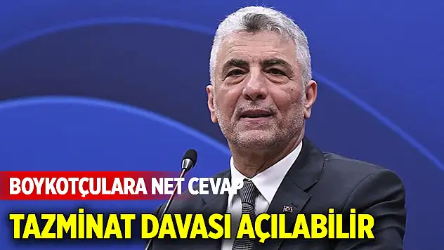 Ticaret Bakanı Bolat'tan boykotçulara net cevap:  Tazminat davası açılabilir