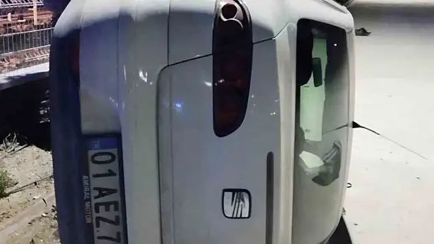 Konya'da otomobil devrildi: 1 yaralı