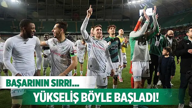 Konyaspor'un başarı hikayesi böyle başladı!