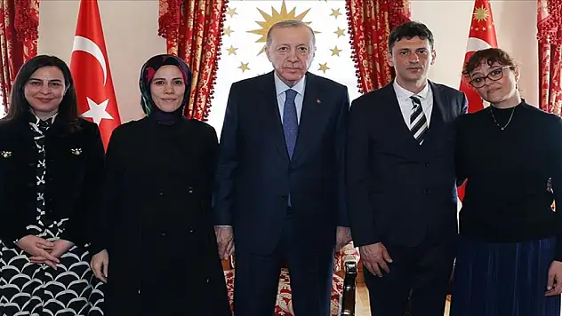 Cumhurbaşkanı Erdoğan, Minguzzi ailesini kabul etti