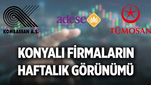 Konyalı firmaların borsadaki haftalık görünümü (4 Nisan 2025)
