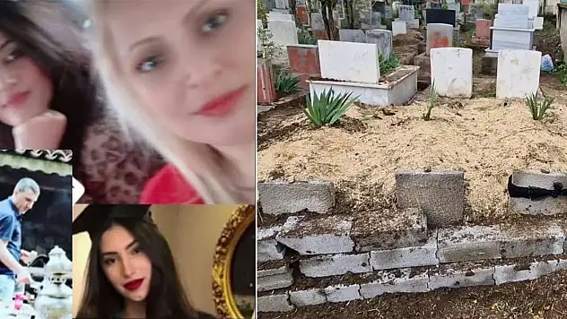 Kazada ölen baba ve 3 kızı, yan yana toprağa verildi