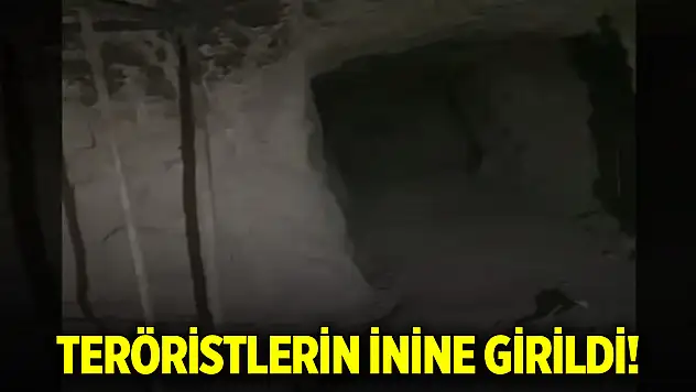 Teröristlerin inine girildi!