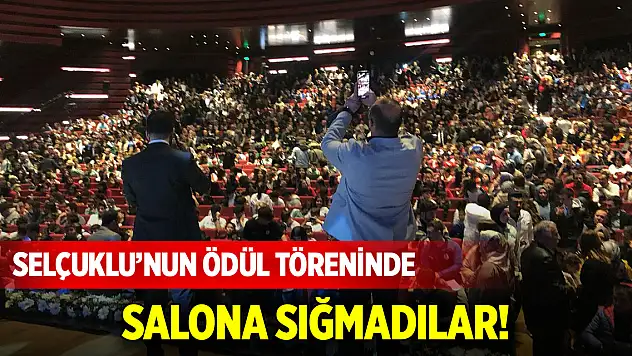 Şampiyonlar ödül aldı, Selçuklu salona sığmadı