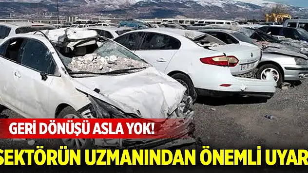 Sektörün uzmanından önemli uyarı: Geri dönüşü asla yok!
