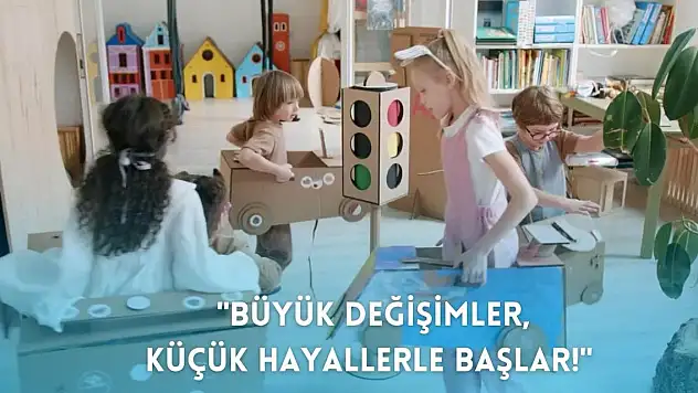 Küçük Hayallerden Büyük  Fikirlere projesi başlıyor