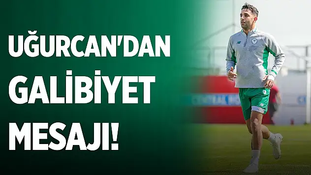 Konyasporlu Uğurcan'dan Göztepe sözleri!