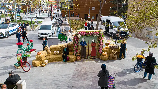 Konya'da tarım temalı özel tasarım alanları ilgi çekiyor
