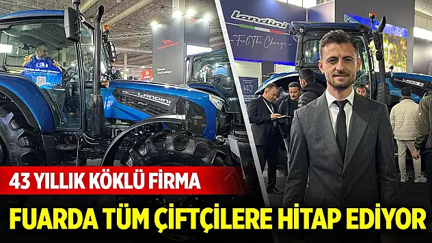 43 yıllık köklü firma Konya Tarım Fuarı'nda tüm çiftçilere hitap ediyor