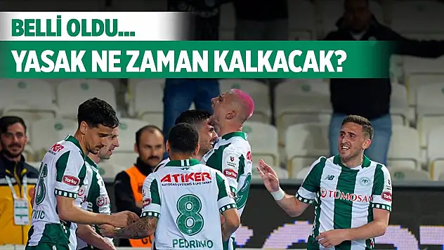Konyaspor'da yasak için gereken ücret belli oldu!