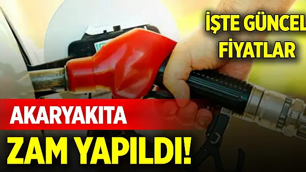 Akaryakıta zam yapıldı! İşte Konya'daki güncel fiyatlar