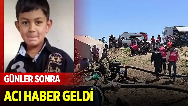 7 yaşındaki Cumali'den günler sonra acı haber