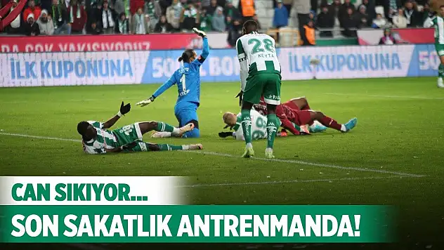 Konyaspor'da beklenen iyi haber gelmedi!