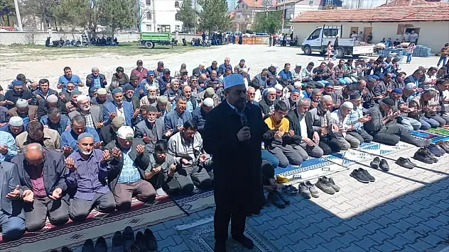 Konya'da yağmur ve şükür duası