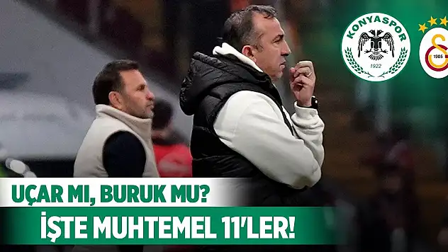 Konyaspor-Galatasaray, Muhtemel 11'ler çıkartıldı!