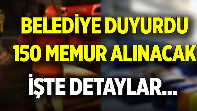 Hatay Büyükşehir Belediyesi 150 memur alacak! İşte başvuru şartları kadro dağılımı