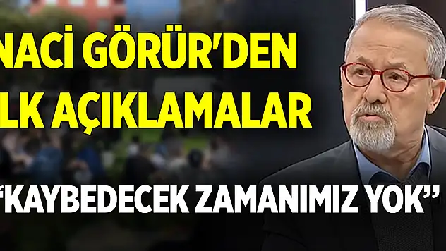 İstanbul'da 6.2'lik deprem sonrasında Naci Görür'den açıklama