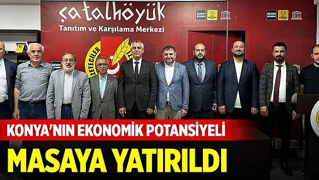 Konya'nın ekonomik potansiyeli masaya yatırıldı