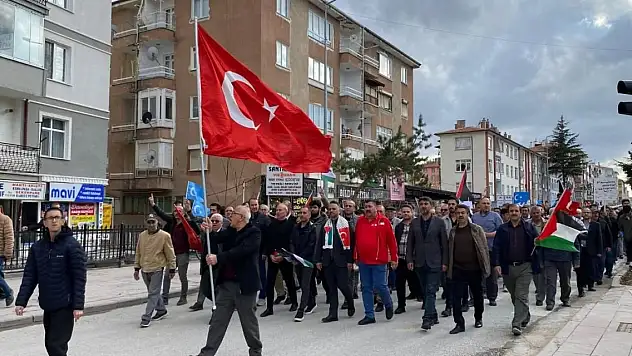 Konya'da zulme karşı yürüdüler