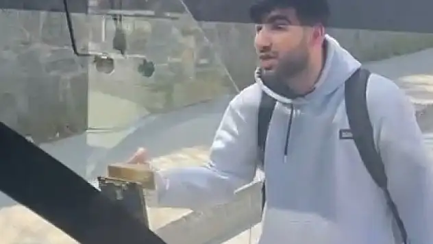 Yolcu dehşet saçtı