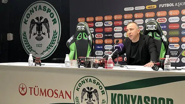 Konyaspor'da Uçar galibiyeti böyle anlattı!