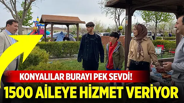 Konyalılar burayı pek sevdi! Günlük 1500 aileye hizmet veriyor