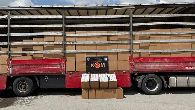 Konya'da kaçakçılık operasyonu! Tam 6 milyon 200 bin adet ele geçirildi