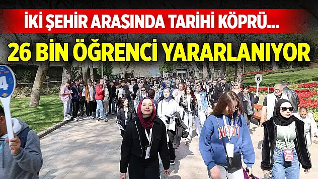 İki şehir arasında tarihi köprü... Konya'da 26 bin öğrenci yararlanıyor