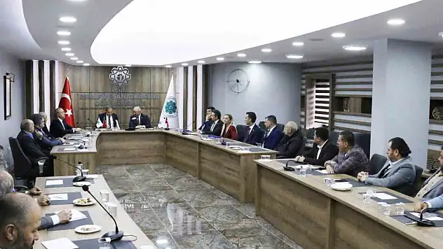 TSE Başkanı Şahin, Konya'daoda başkanlarıyla bir araya geldi