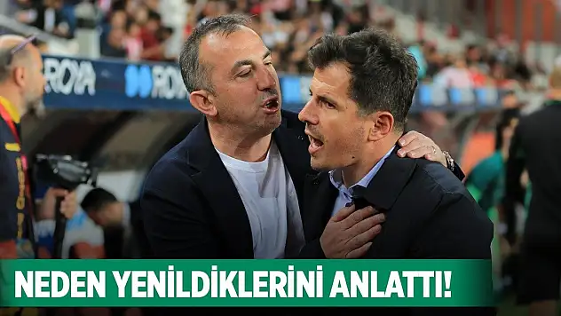 Konyaspor'da Uçar yenilginin nedenini söyledi!