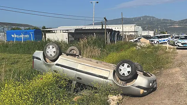 Gaziantep'te otomobil şarampole devrildi: 4 yaralı