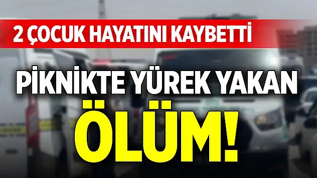 Piknikte yürek yakan ölüm! 2 çocuk hayatını kaybetti