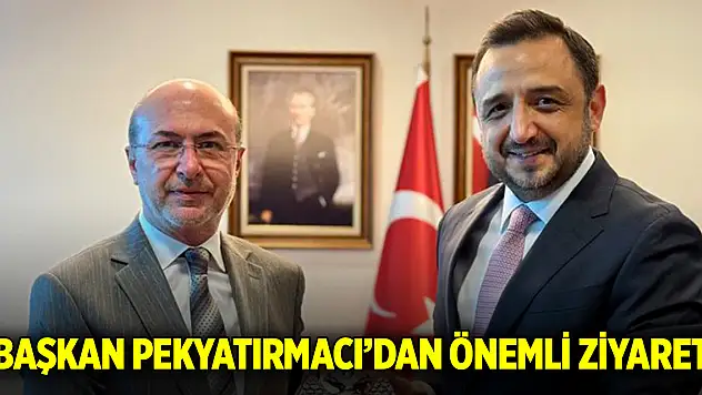 Başkan Pekyatırmacı'dan Saraybosna Büyükelçisi Emin Akseki'ye ziyaret