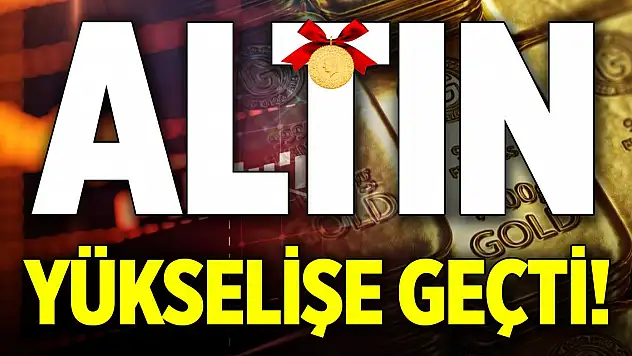 Altın yükselişe geçti!