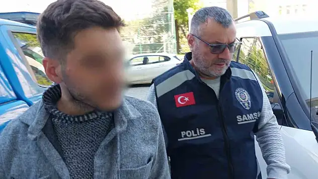 Babasını sopa ile darp etti