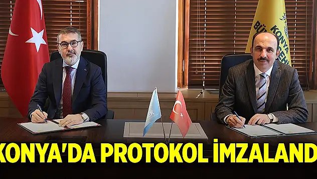 Konya'da protokol imzalandı