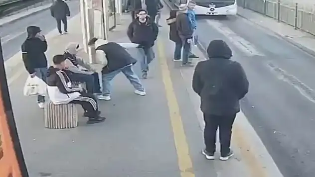 Cinayette kan donduran görüntü