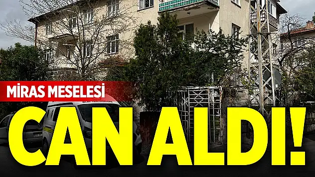 Miras tartışmasında babasını bıçaklayıp öldürdü