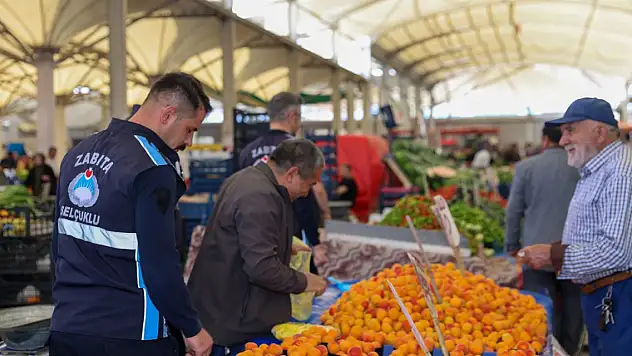 Konya'nın pazar yerlerinde denetim
