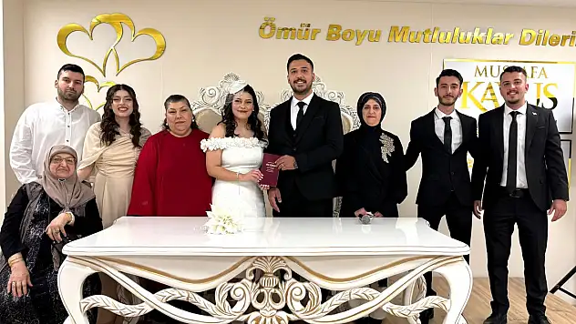 Özgür ile Merve'nin mutlu günü