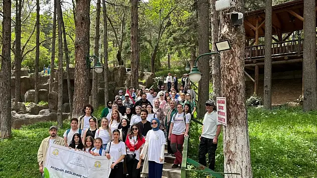 Akşehir'de doğada yürüyüş etkinliği yapıldı
