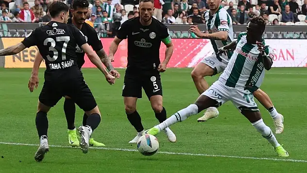 Konyaspor rakibini ateşten çıkartmadı!